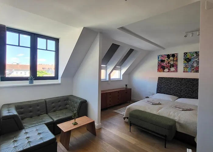 Luxury Penthouse Wien 2 Dachterrassen Fuer 8 Pers
