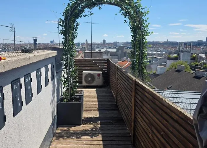 Luxury Penthouse Wien 2 Dachterrassen Fuer 8 Pers וינה