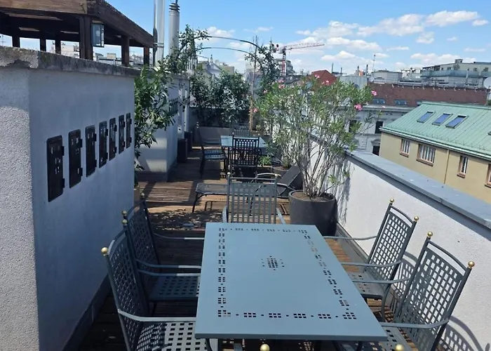 דירה Luxury Penthouse Wien 2 Dachterrassen Fuer 8 Pers *