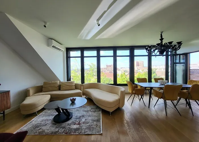 Luxury Penthouse Wien 2 Dachterrassen Fuer 8 Pers * וינה
