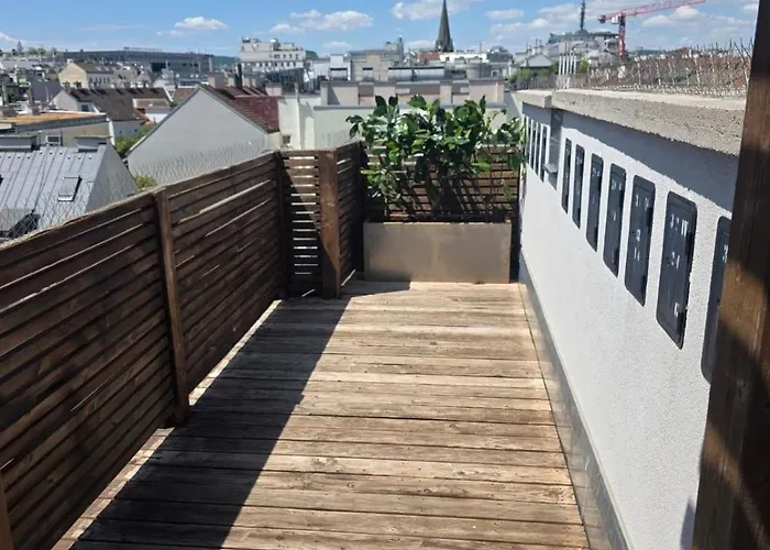 Luxury Penthouse Wien 2 Dachterrassen Fuer 8 Pers * וינה